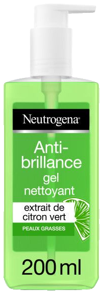 Neutrogena Anti-brillance Citron Vert Gel Nettoyant - 200 ml