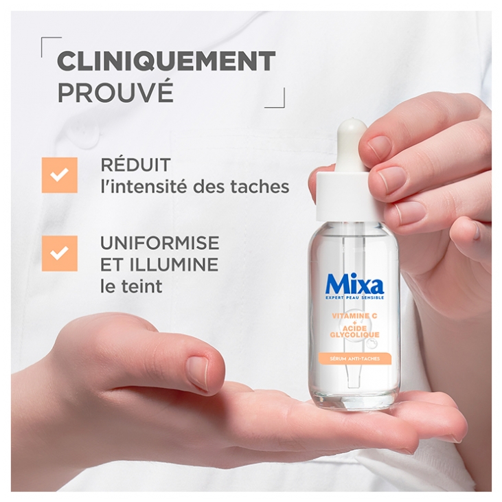 Mixa Sérum Anti-Taches Vitamine C + Acide Glycolique - 30 ml — vue 2