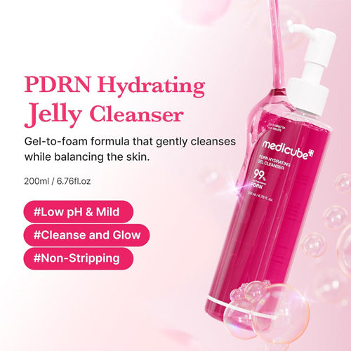 Medicube PDRN Pink Gel Cleanser (nettoyant visage gel) 200 ml — vue 4