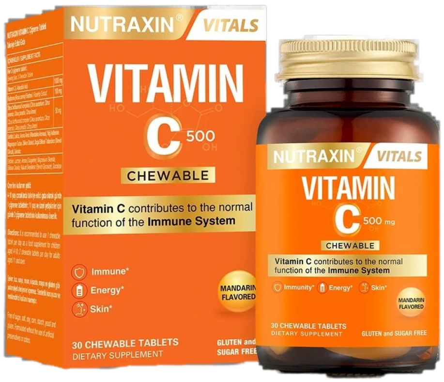 Nutraxin Vitamine C - 28 comprimés à croquer