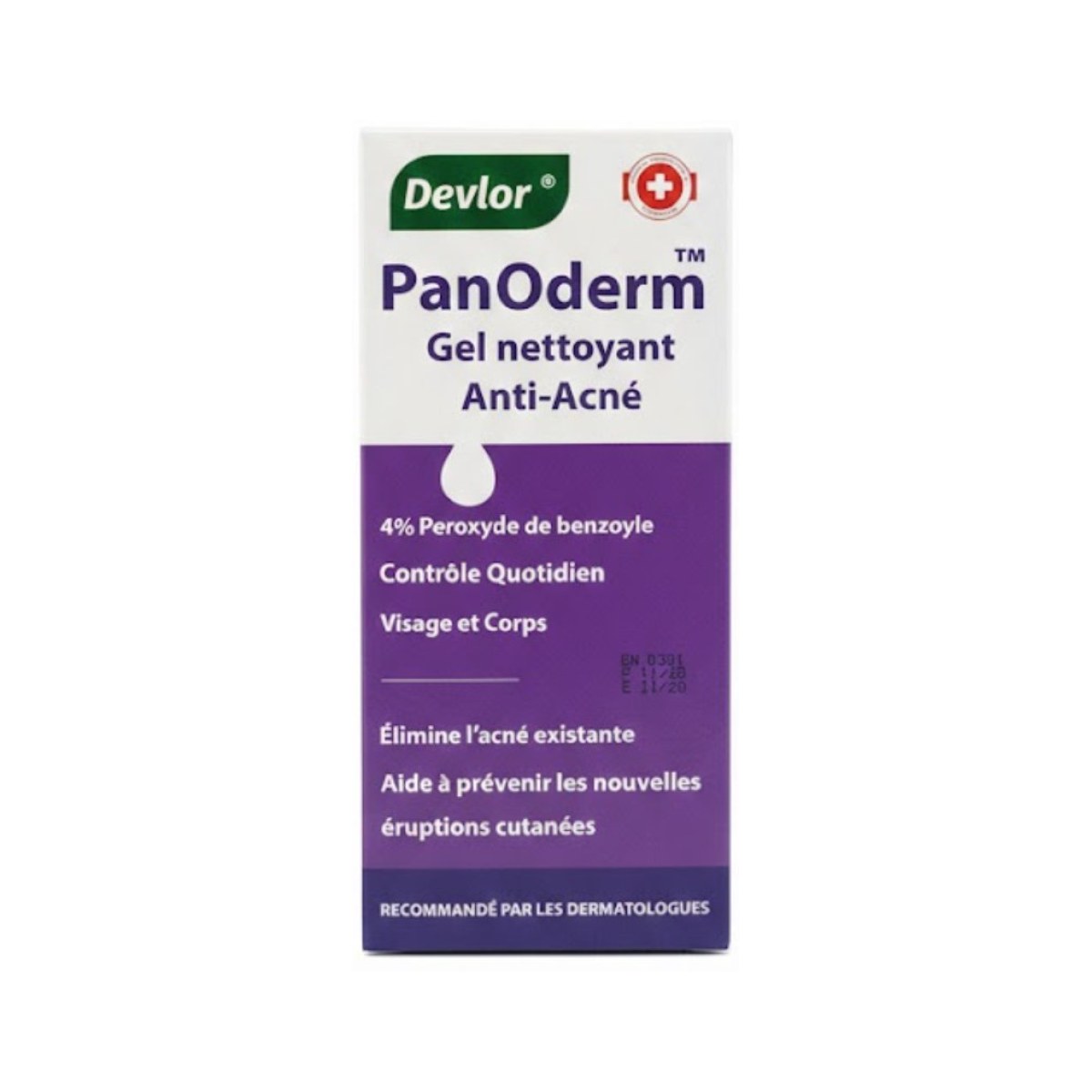 Devlor Panoderm 4% Gel Nettoyant anti-acné