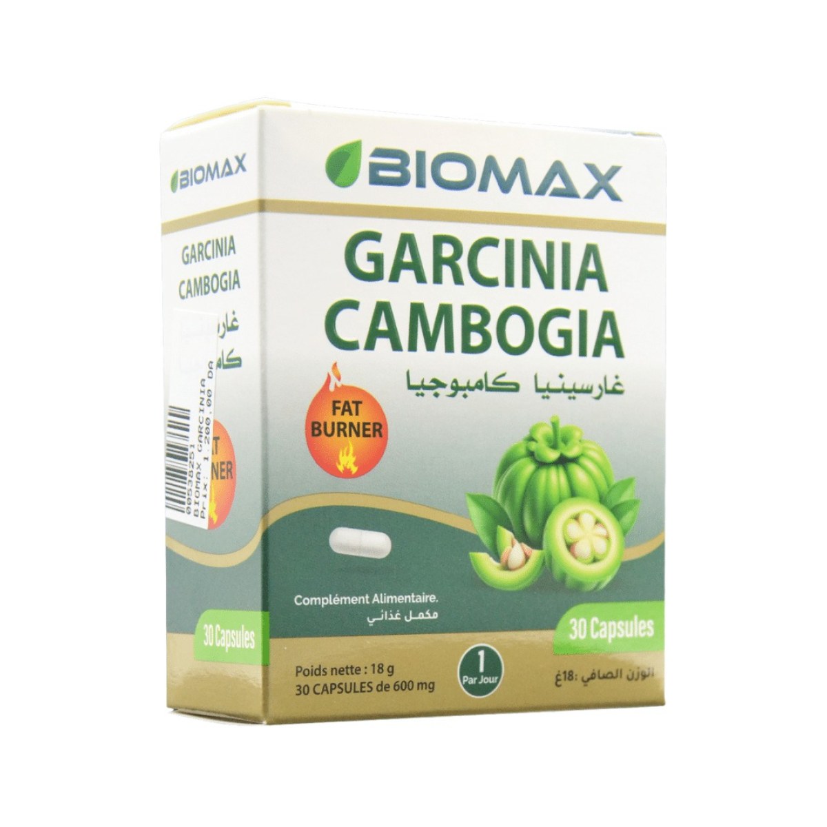 Biomax Garcinia Cambogia - Boîte de 30