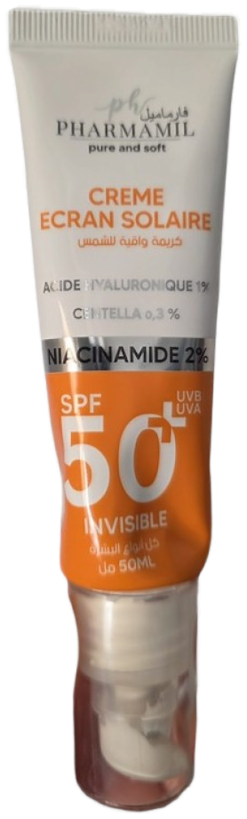 Pharmamil Crème Écran Solaire SPF50+ 50 ml