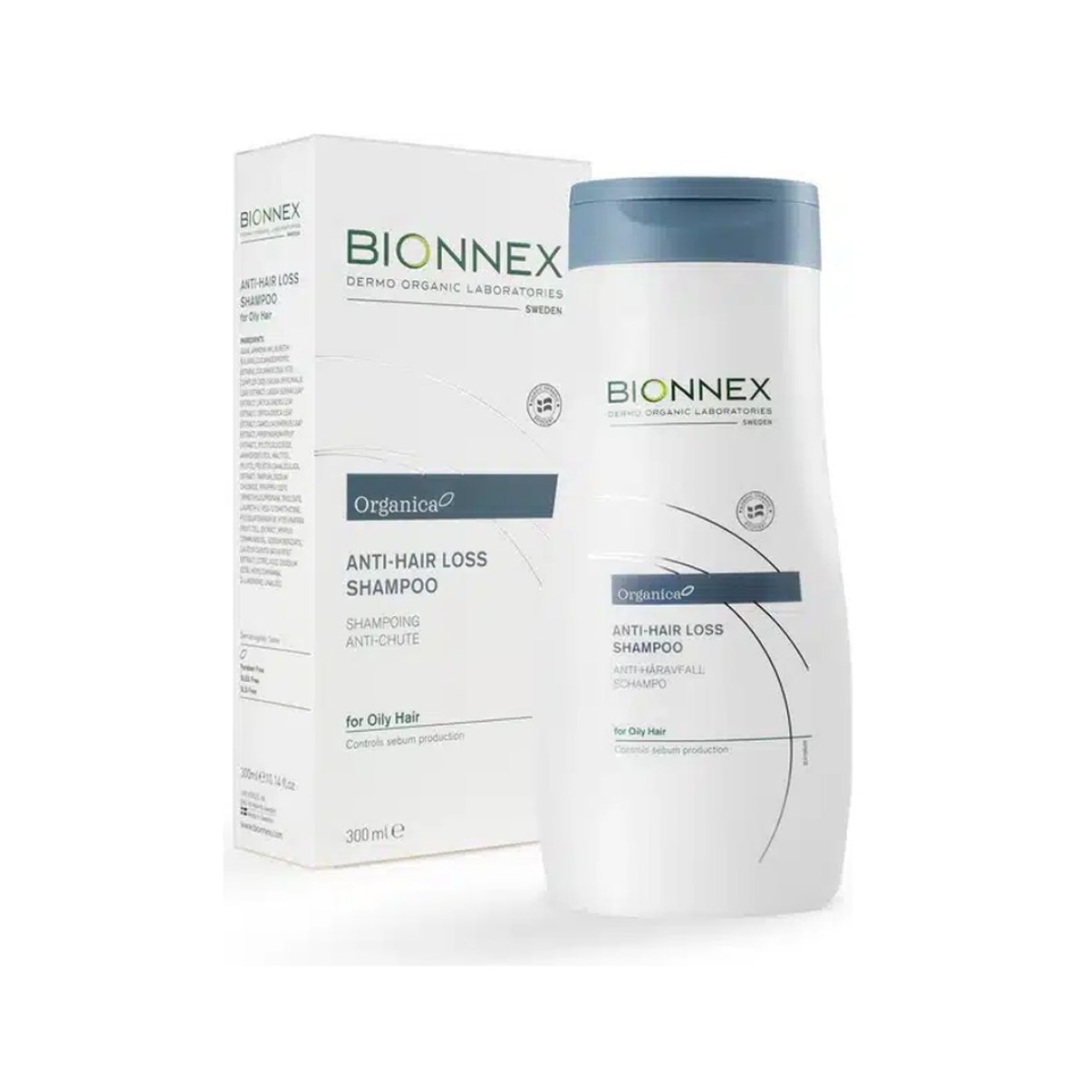 Bionnex Organica Shampoing Anti-Chute Cheveux Gras 300 ml