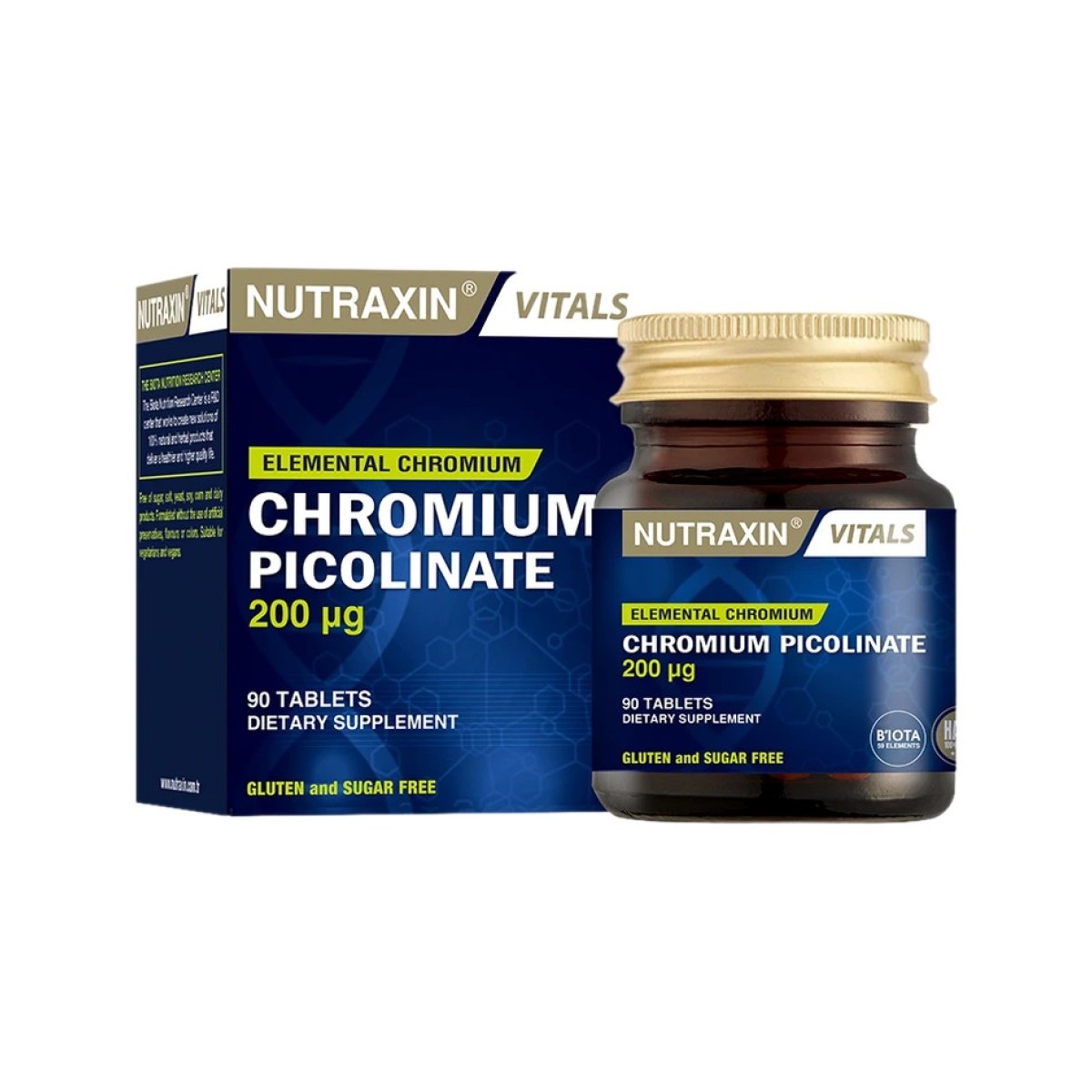 Nutraxin Chromium Picolinate 200 mcg - 90 comprimés