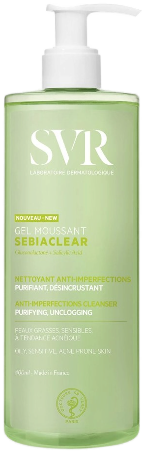 SVR Gel Moussant Sebiaclear Anti-Imperfection 400 ml — vue 2