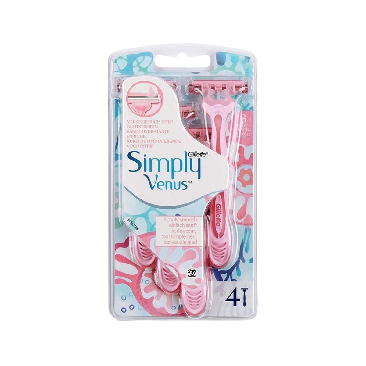 Gillette Simply Venus 3 - 5 rasoirs jetables (4+1)