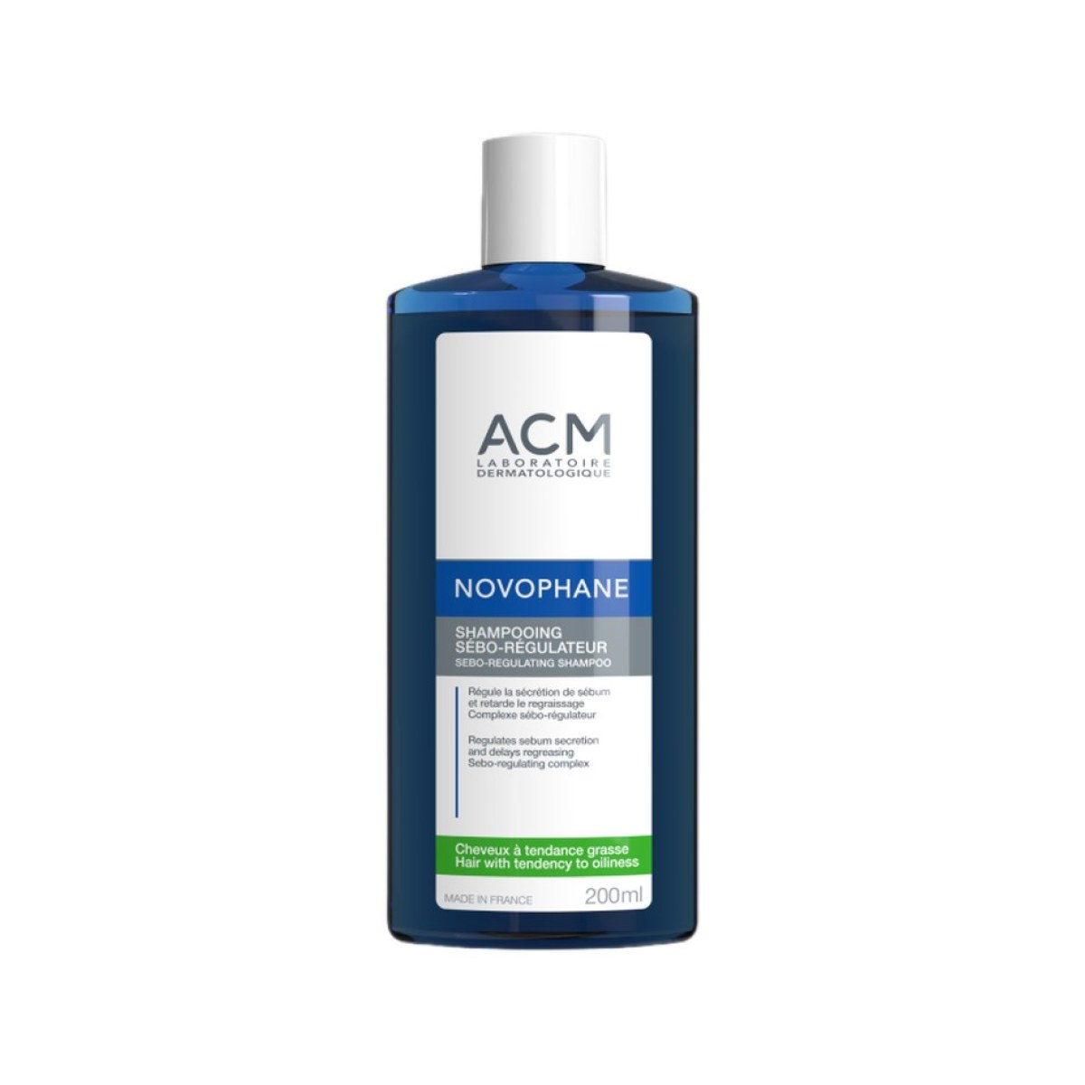 ACM Novophane Shampoing Sébo Régulateur Chev Gras 200 ml