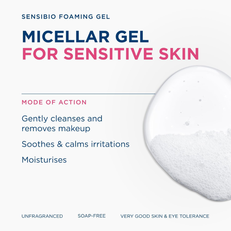 Bioderma Sensibio Gel Moussant - Gel Nettoyant Apaisant 500 ml — vue 2