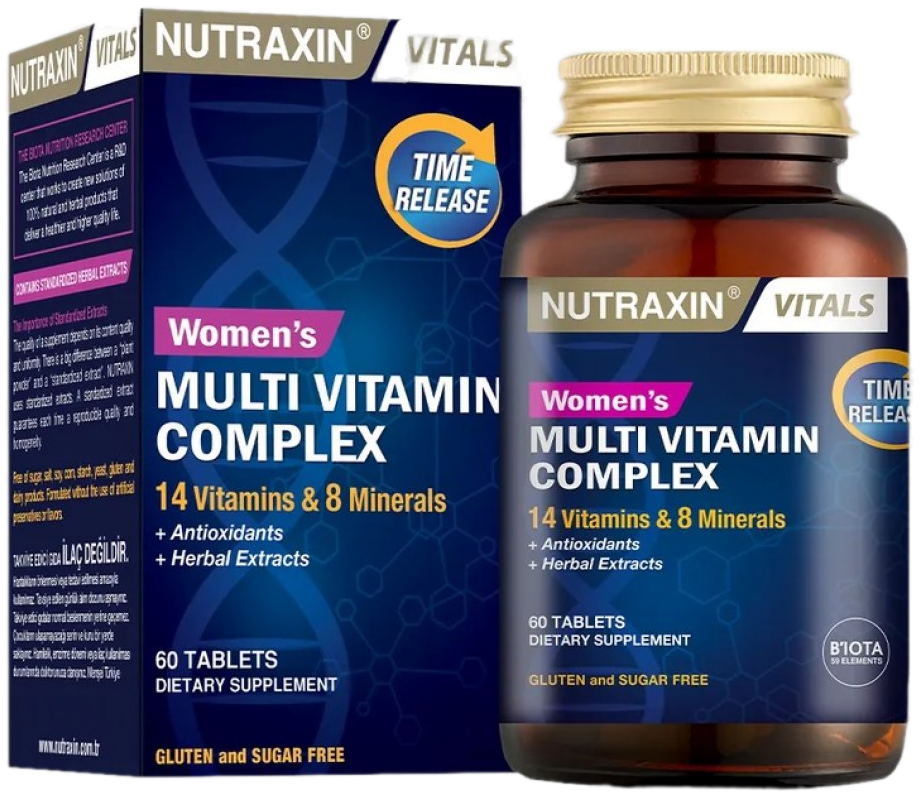 Nutraxin Complexe Multivitamines Femme - 60 comprimés