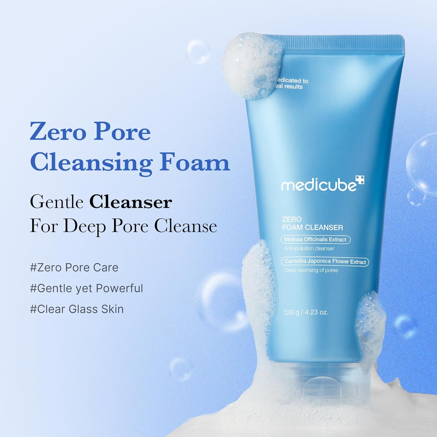 MEDICUBE Zero Foam Cleanser 120g — vue 4