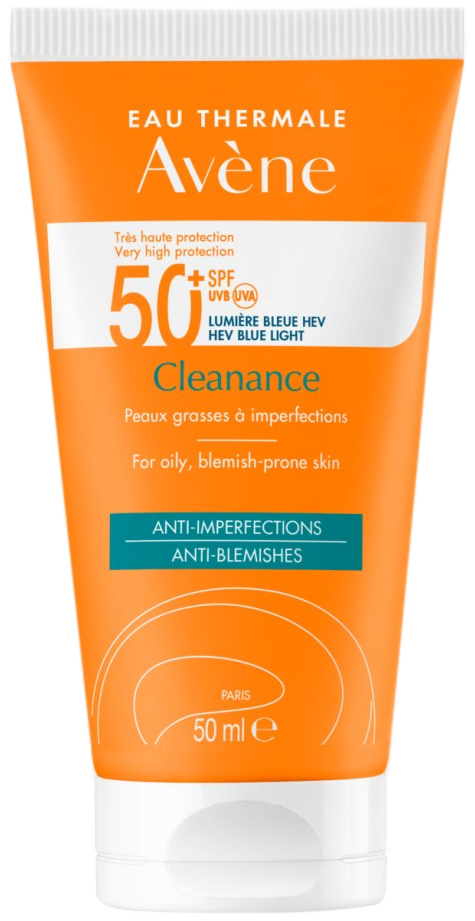 Avène Cleanance Crème Solaire Ultra-Légère Anti-Imperfections SPF50+ 50 ml