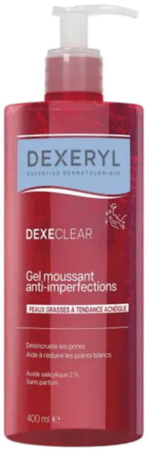 Dexeryl Dexeclear Gel Moussant Anti-Imperfections 400 ml — vue 2