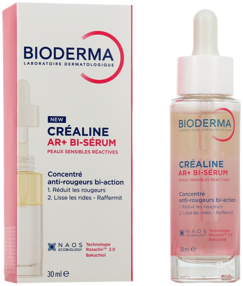 BIODERMA Crealine AR+Bi-Sérum Concentré anti-rougeurs 30ml