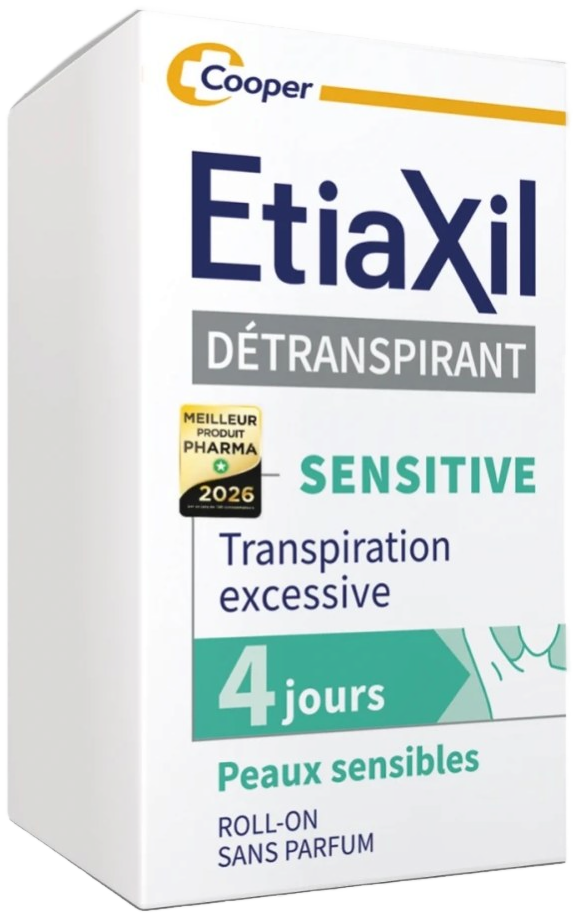ETIAXIL Détranspirant Sensitive Peaux Sensibles Roll-On 15ml — vue 2