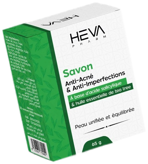 HEVA Savon Anti-Acné 65 g