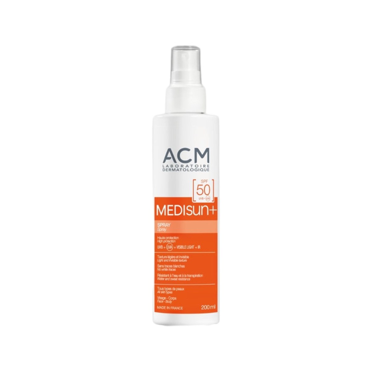 ACM Médisun+ Spray solaire SPF50 200 ml
