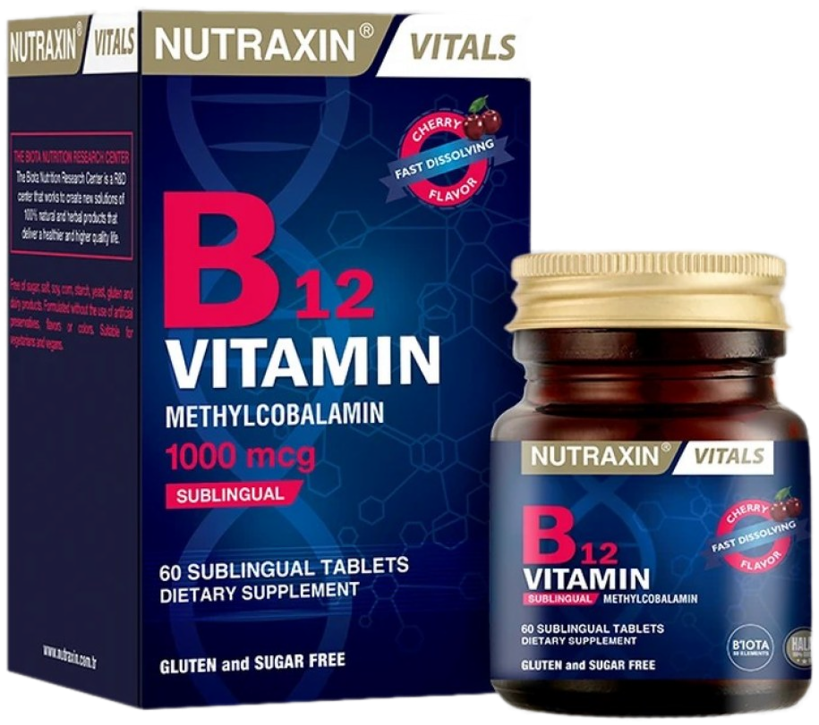 Nutraxin Vitamine B12 1000 mcg - 30 comprimés