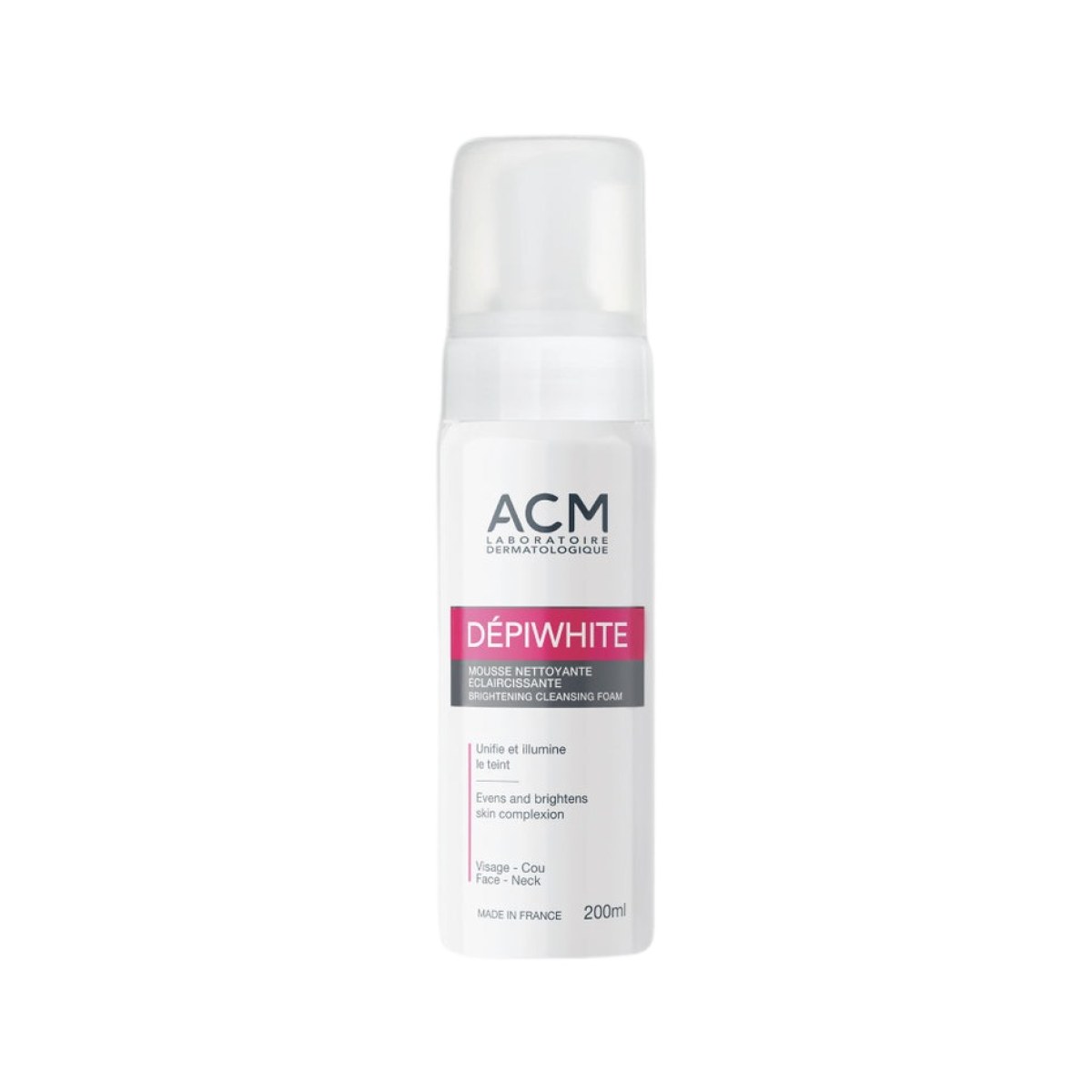 ACM Dépiwhite Mousse Nettoyante Éclaircissante 200 ml