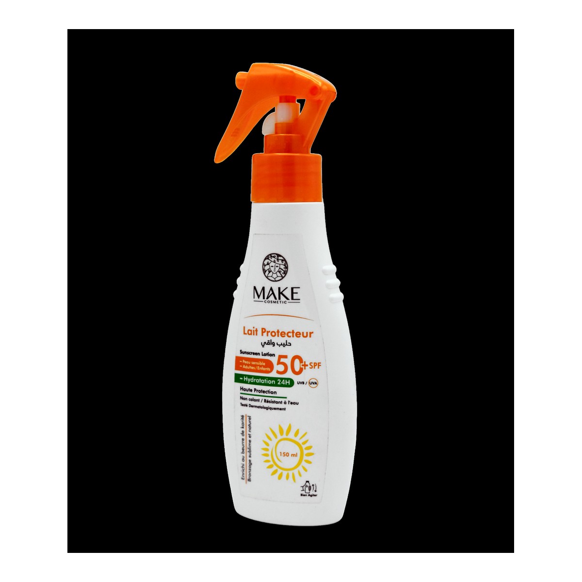 Make Cosmetic Lait Protecteur Solaire SPF 50+ 150 ml