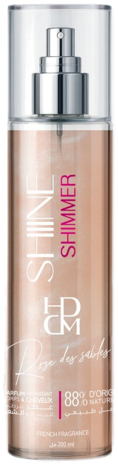 Shiine Rose des Sables Shimmer Brume Pailletée Corps & Cheveux 200 ml