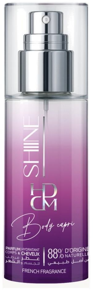 Shiine Body Capri Shimmer - Brume Parfumée Hydratante Pailletée Corps & Cheveux 80 ml