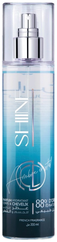 Shiine Ambre Cristal - Brume Parfumée Hydratante Corps & Cheveux 200 ml