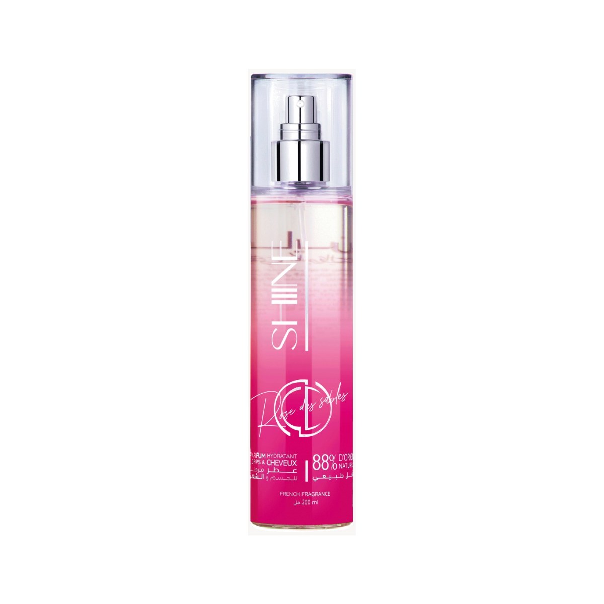 Shiine Rose des Sables - Brume Parfumée Hydratante Corps & Cheveux 200 ml