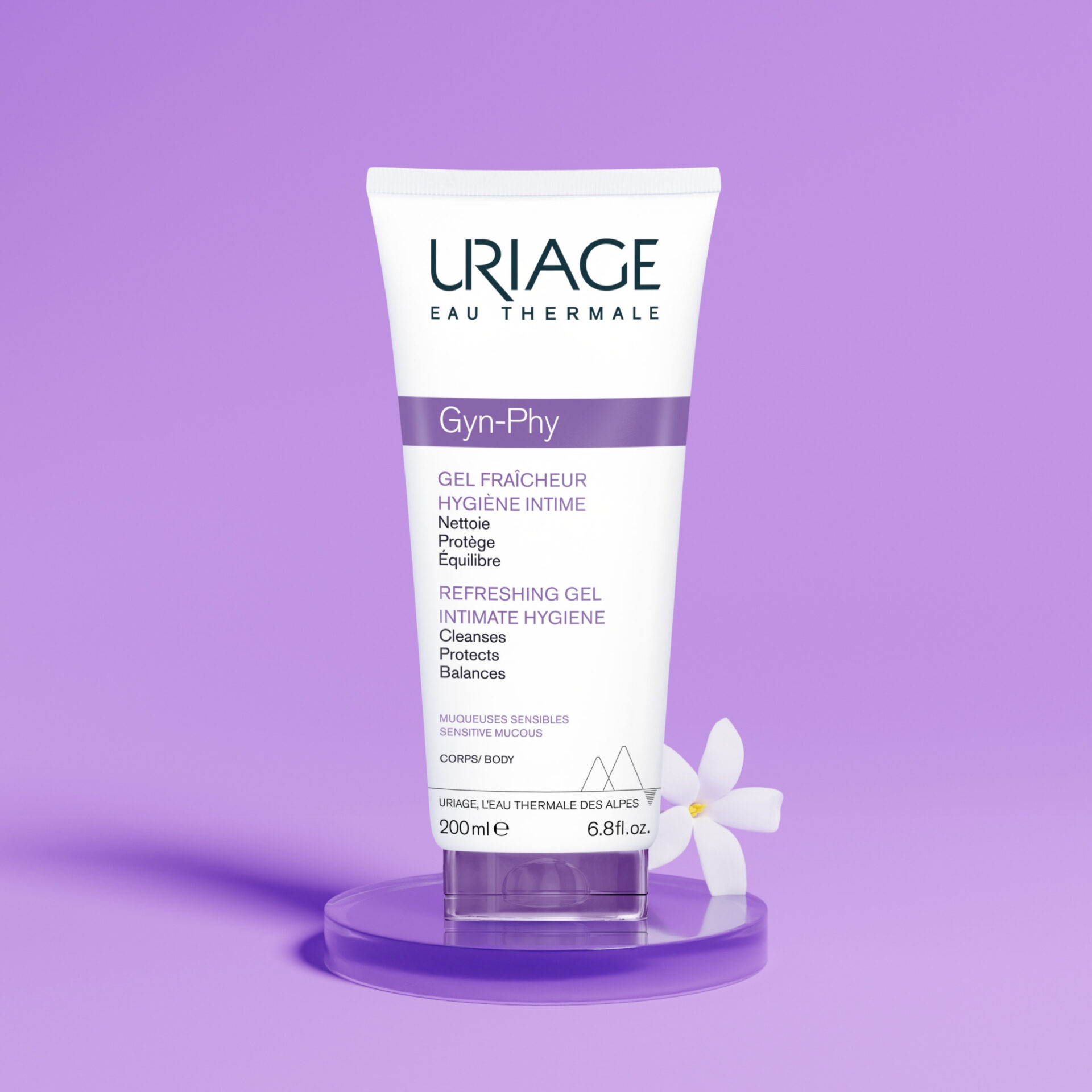 Uriage Gyn-Phy Gel Fraîcheur Hygiène Intime 200 ml — vue 4