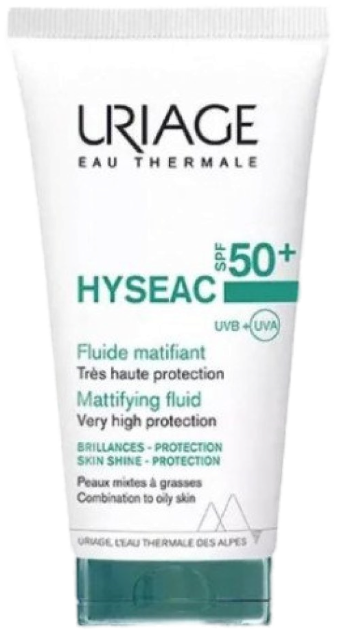 Uriage Hyséac Fluide Matifiant SPF50+ - Très Haute Protection 50 ml
