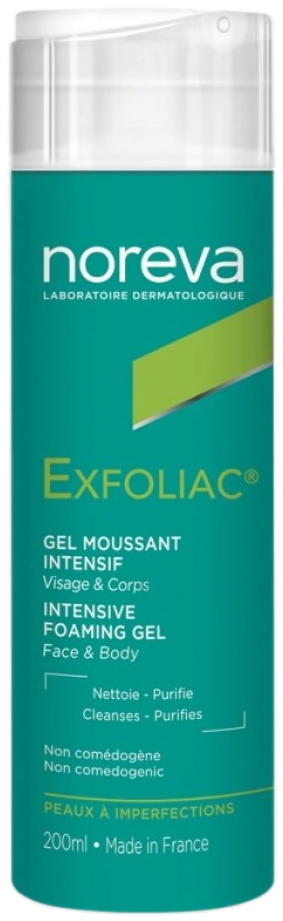 Noreva Exfoliac Gel Moussant 200 ml