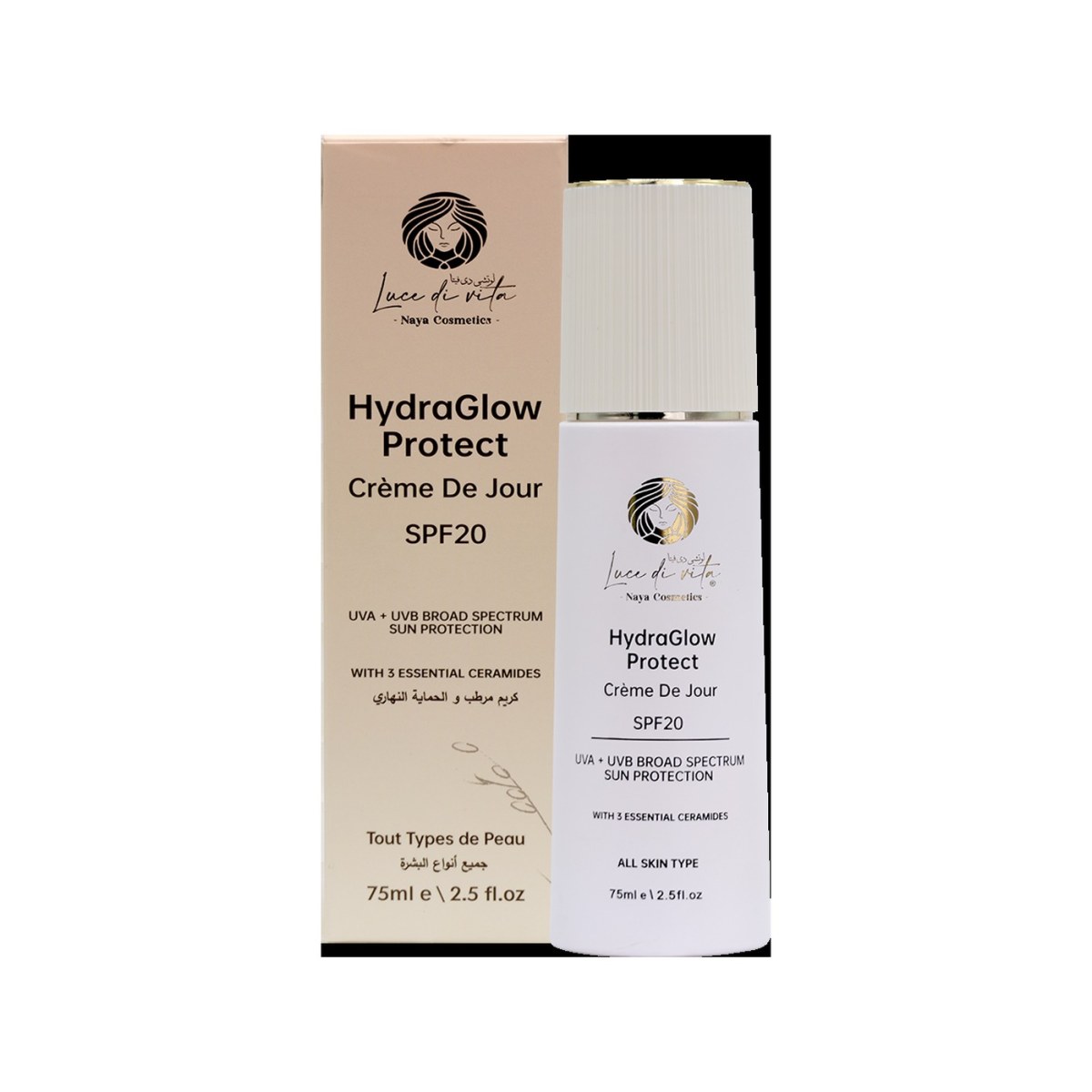 Luce di Vita HydraGlow Protect Crème de Jour SPF 20 - 75 ml