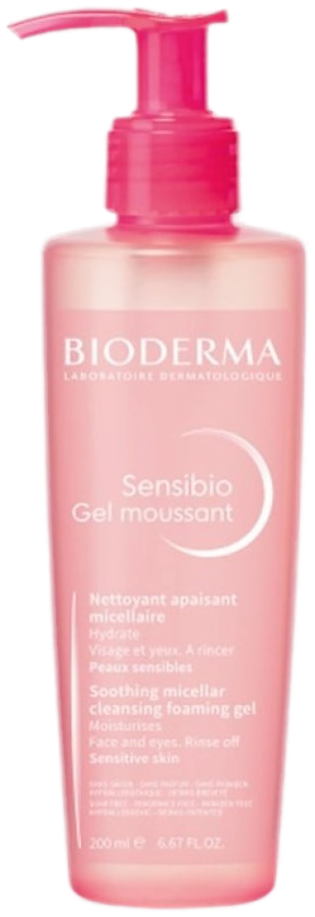 Bioderma Sensibio Gel Moussant Nettoyant Douceur 200 ml