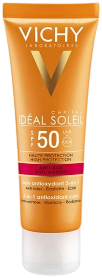 Vichy Capital Soleil Soin Anti-Âge Antioxydant 3-en-1 SPF50 50 ml