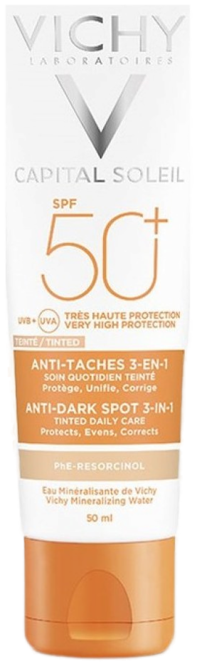 Vichy Capital Soleil Soin Anti-Taches Teinté 3-en-1 SPF50+ 50 ml