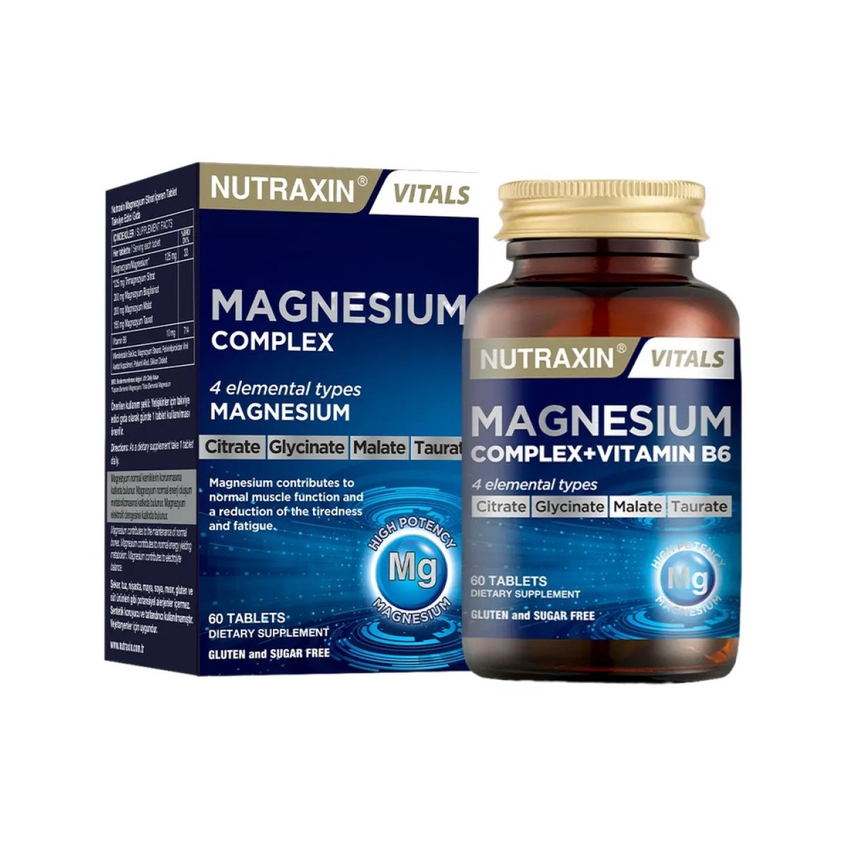 Nutraxin Magnésium Complexe - 30 comprimés