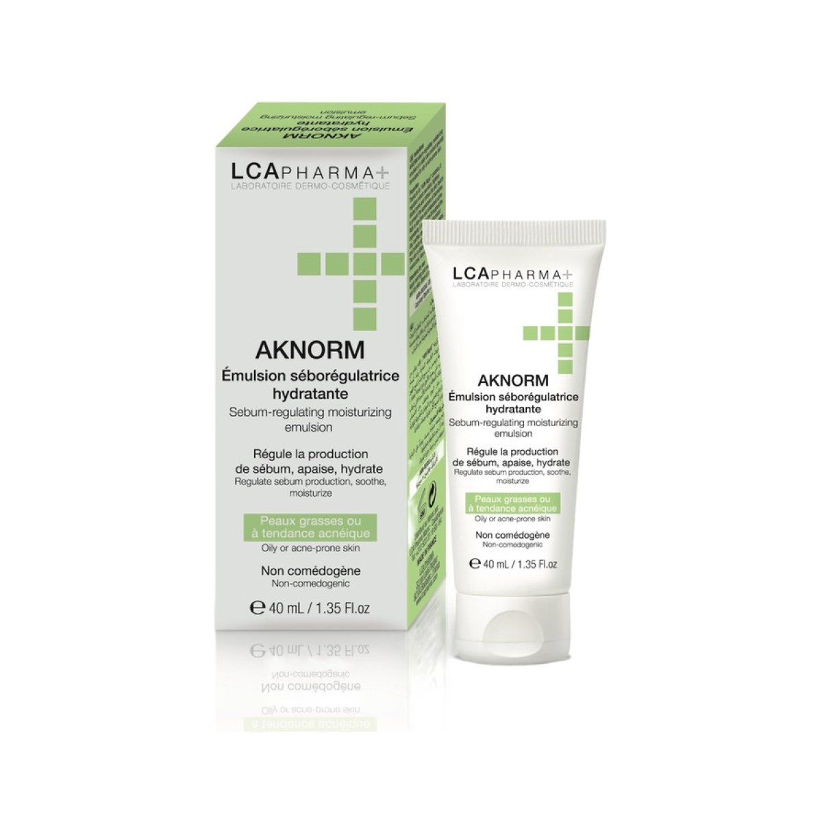 LCA Pharma Aknorm Émulsion Sébo-régulatrice 40 ml